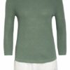 Patrizia Pepe Pullover Im Materialmix gruen