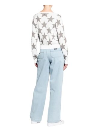 Patrizia Pepe Pullover Mit Glitzergarn weiss