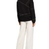 Patrizia Pepe Sweatshirt Mit Schmucksteinbesatz schwarz