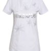Patrizia Pepe T-Shirt Mit Glitzergarn weiss