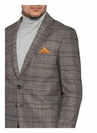 Paul Anzugsakko Slim Fit braun