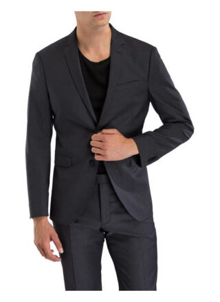 Paul Anzugsakko Slim Fit grau