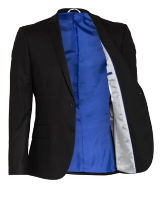 Paul Anzugsakko Slim Fit schwarz
