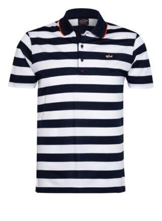 Paul & Shark Piqué-Poloshirt blau