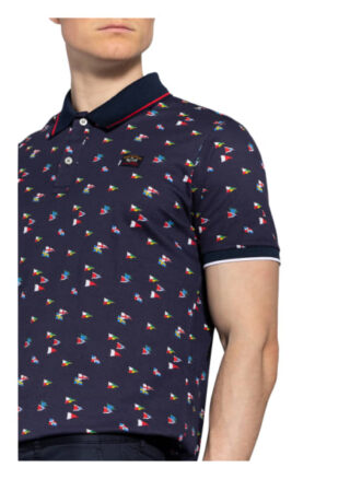 PAUL & SHARK Pique-Poloshirt Herren, Blau
