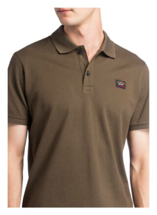 PAUL & SHARK Piqué-Poloshirt Herren, Grün