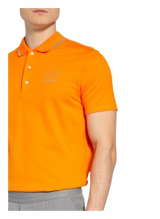 PAUL & SHARK Piqué-Poloshirt Herren, Orange