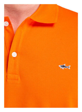 PAUL & SHARK Piqué-Poloshirt Herren, Orange