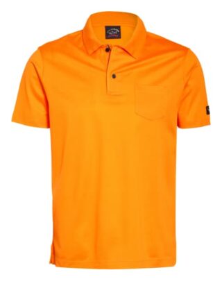 PAUL & SHARK Piqué-Poloshirt Herren, Orange