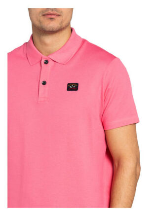 PAUL & SHARK Piqué-Poloshirt Herren, Pink