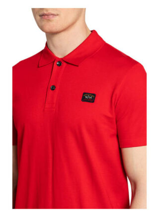 PAUL & SHARK Piqué-Poloshirt Herren, Rot