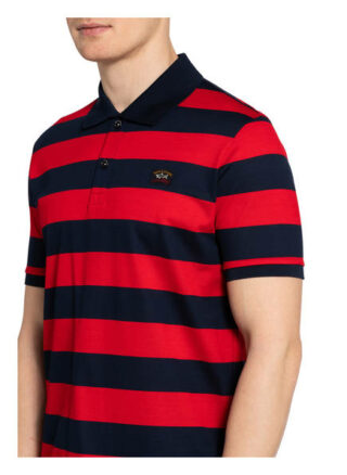 PAUL & SHARK Piqué-Poloshirt Herren, Rot