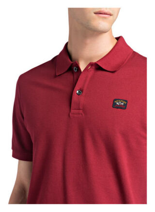 PAUL & SHARK Piqué-Poloshirt Herren, Rot