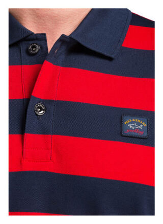 PAUL & SHARK Piqué-Poloshirt Herren, Rot