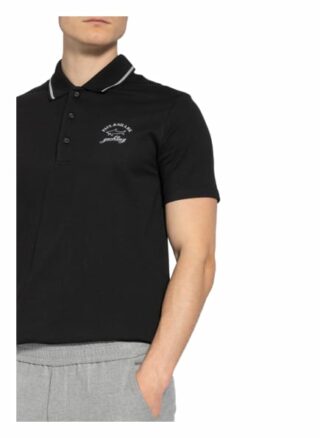Paul & Shark Piqué-Poloshirt schwarz