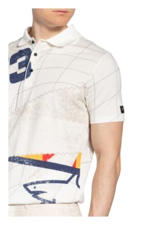 Paul & Shark Piqué-Poloshirt weiss