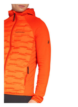 Peak Performance Hybrid-Fleecejacke Argon orange