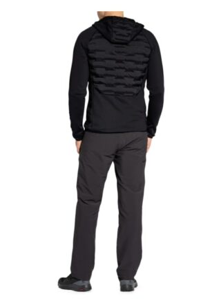 Peak Performance Hybrid-Fleecejacke Argon schwarz