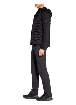 Peak Performance Hybrid-Fleecejacke Argon schwarz