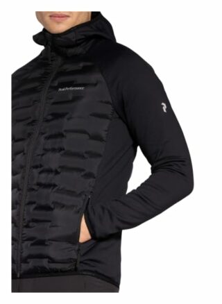 Peak Performance Hybrid-Fleecejacke Argon schwarz