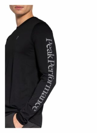 Peak Performance Longsleeve Alum Light Mit Mesh-Einsatz schwarz