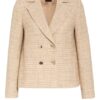 Pennyblack Tweed-Blazer Lattina Mit Glitzergarn beige