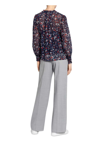 Pepe Jeans Bluse Emilia Mit Glitzergarn Und Rüschenbesatz blau Pepe Jeans Bluse Emilia Mit Glitzergarn Und Rüschenbesatz blau