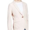 Peserico Blazer Mit Leinen Und Glitzergarn beige