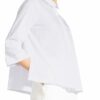Peserico Blusenshirt Mit Schmucksteinbesatz weiss