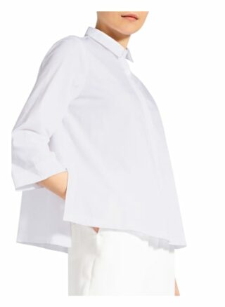 Peserico Blusenshirt Mit Schmucksteinbesatz weiss