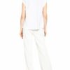 PESERICO Blusenshirt Damen, Weiß