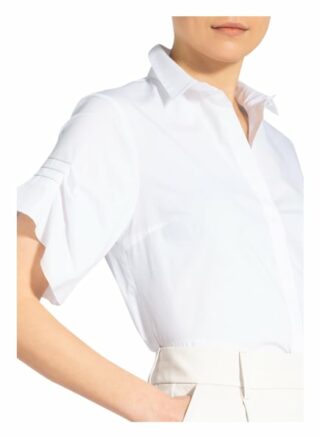 Peserico Hemdbluse Mit Schmucksteinbesatz weiss
