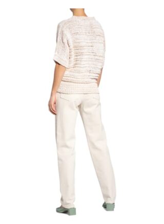 Peserico Kurzarm-Pullover beige