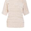 Peserico Kurzarm-Pullover beige