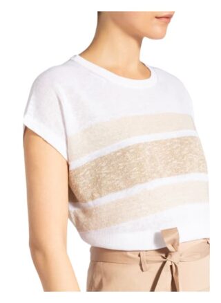 Peserico Pullover Mit Leinen beige