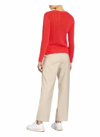 Peserico Pullover Mit Paillettenbesatz orange