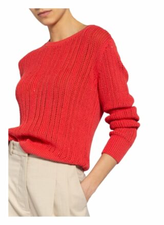 Peserico Pullover Mit Paillettenbesatz orange