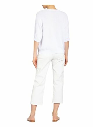 Peserico Pullover Mit Paillettenbesatz weiss