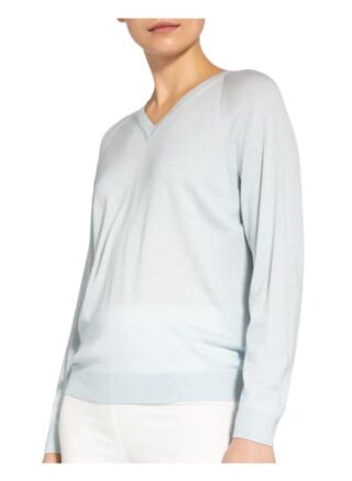Peserico Pullover Mit Seide blau