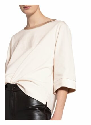 Peserico Shirt Mit 3/4-Arm Und Swarovski Kristallen beige