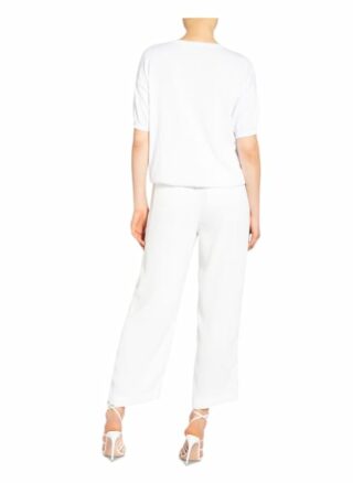 Peserico Sweatshirt Mit Paillettenbesatz weiss