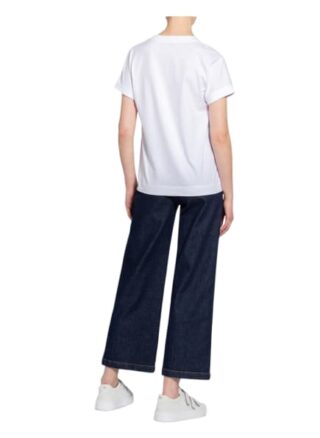 Peserico T-Shirt Mit Paillettenbesatz weiss