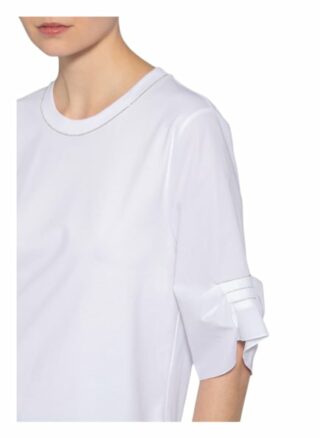 Peserico T-Shirt Mit Schmucksteinbesatz blau