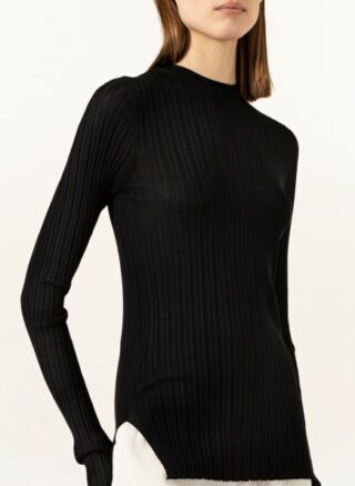 Petar Petrov Seidenpullover Elena schwarz