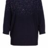 Phase Eight Pullover Cristine Mit Schmucksteinbesatz blau