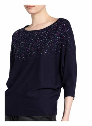 Phase Eight Pullover Cristine Mit Schmucksteinbesatz blau