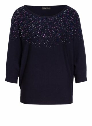 Phase Eight Pullover Cristine Mit Schmucksteinbesatz blau