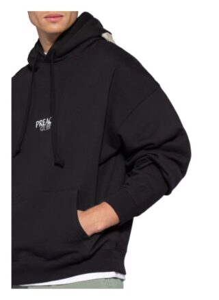 Preach Hoodie schwarz