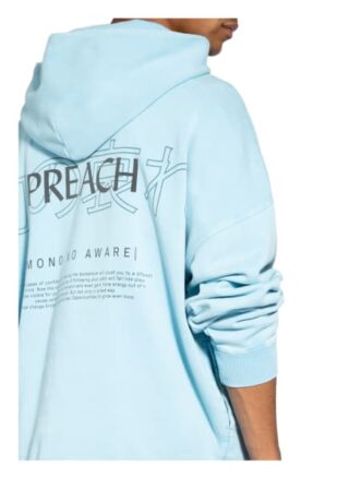 Preach Oversized-Hoodie blau