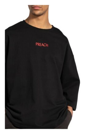 Preach Oversized-Shirt schwarz